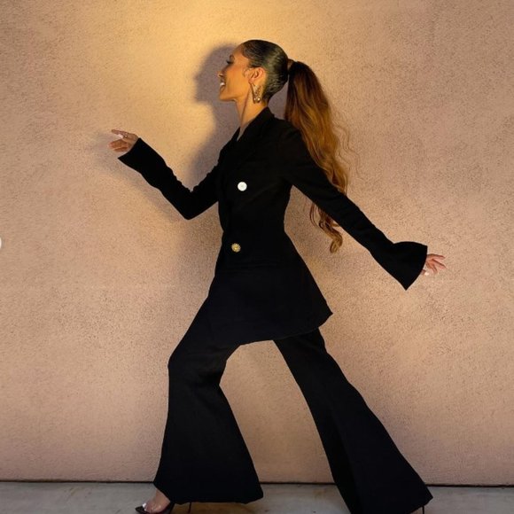 PROENZA SCHOULER Asymmetric Textured Suiting Blazer Jacket - Picture 15 of 15